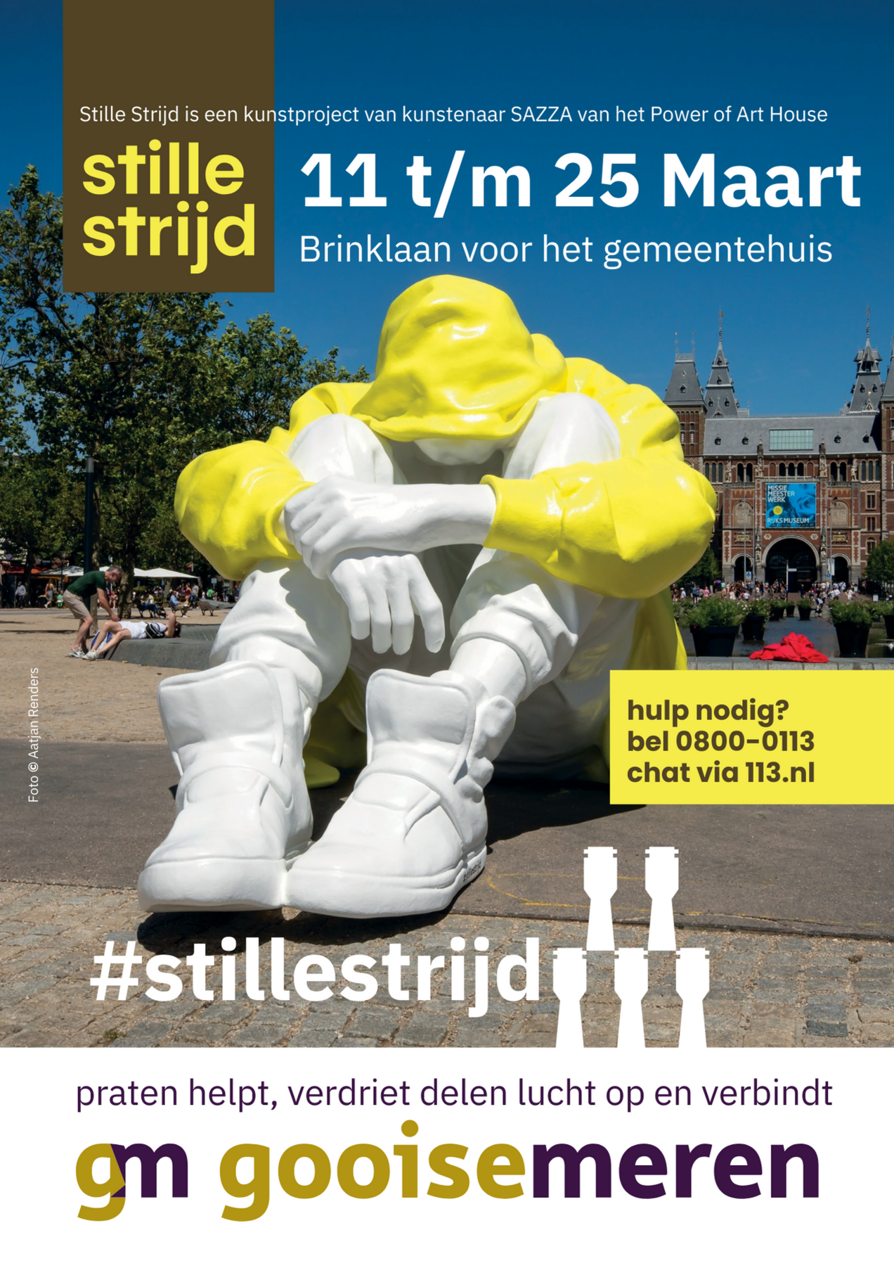 standbeeld campagne stille strijd van het power of art house